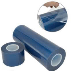 Màng tĩnh điện PVC màu xanh trong suốt